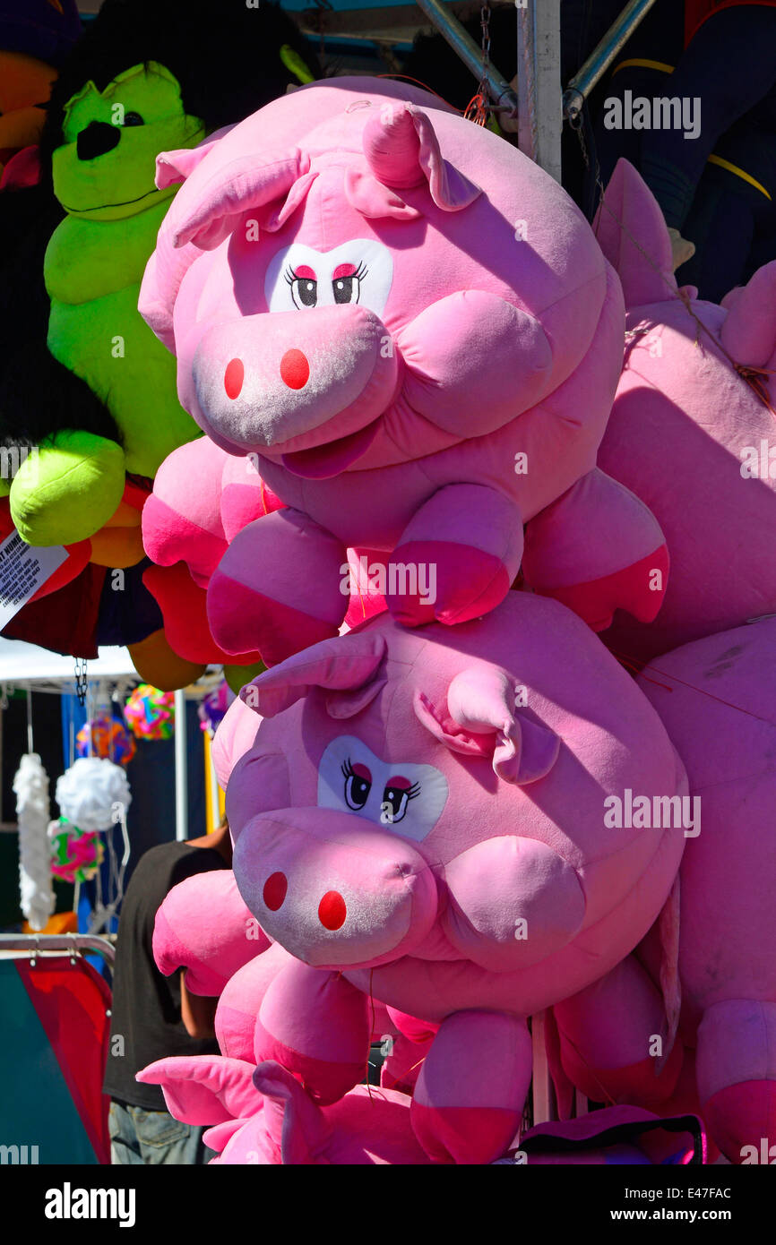 Large stuffed animal Florida State Fair Tampa FL Stock Photo