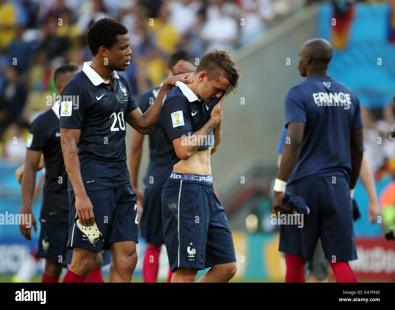 Flocage Officiel - France ENFANT, Varane, WC 2014, Away JUNIOR, Bleu