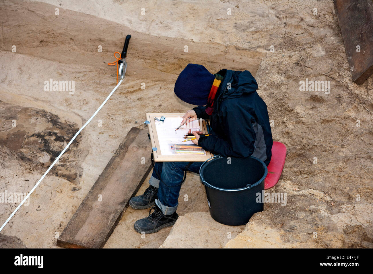 Archeologists Stock Photo Alamy