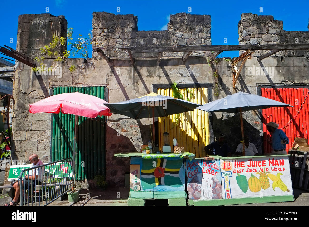 Shopping Market Roseau Dominica Nation Caribbean Sea Windward Island