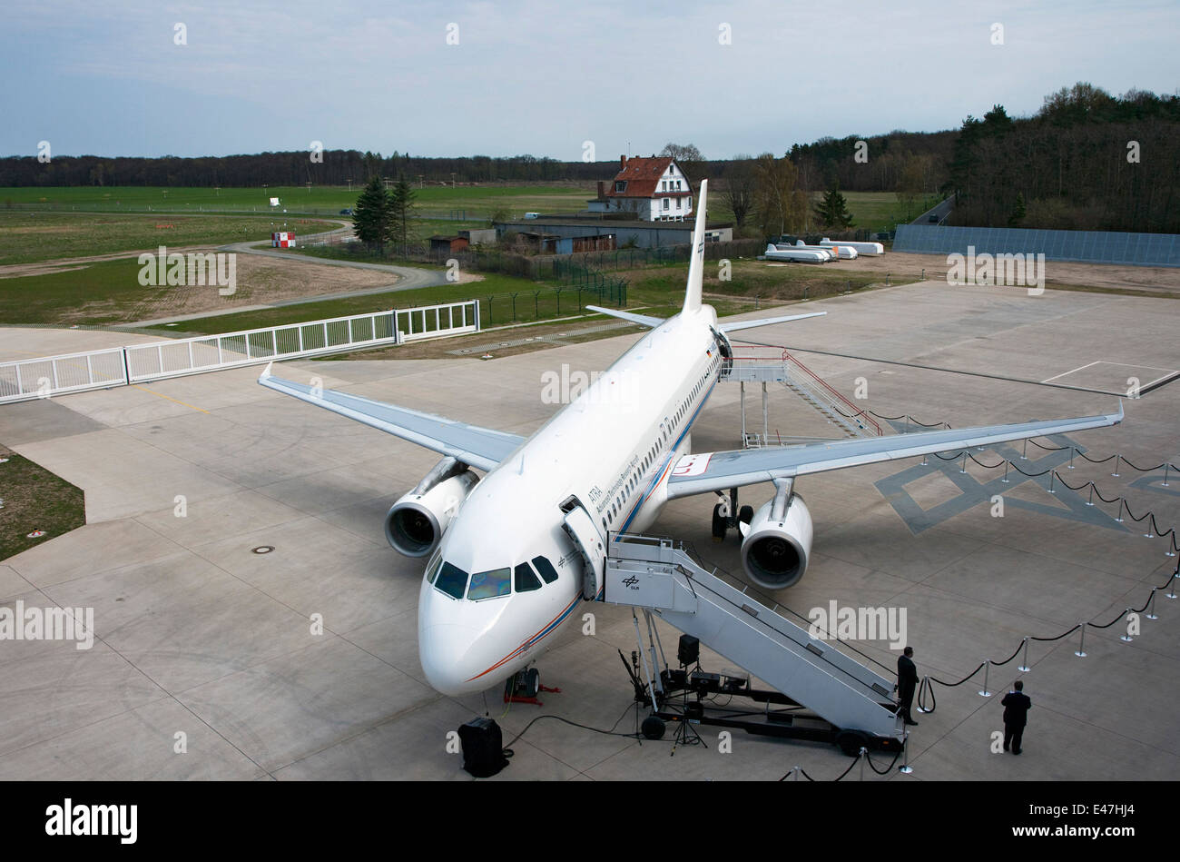 DLR research aircraft ATRA Stock Photo