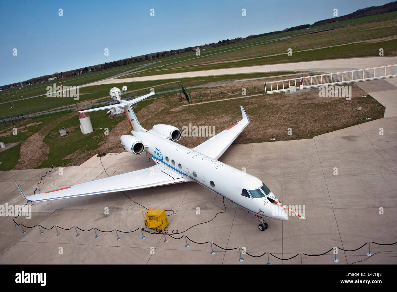 DLR research aircraft HALO Stock Photo