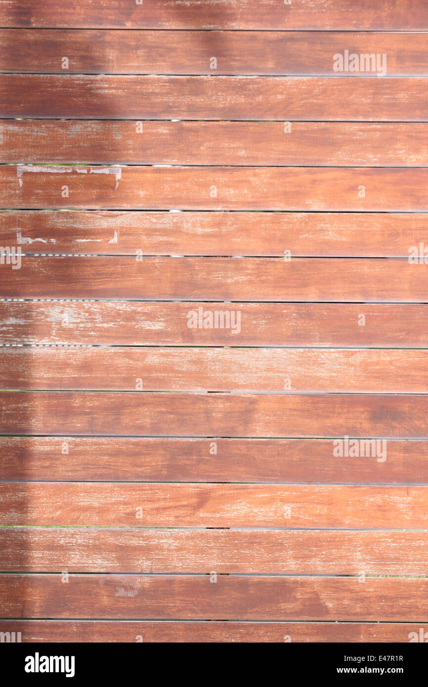 old wood of wall for interior background. Stock Photo