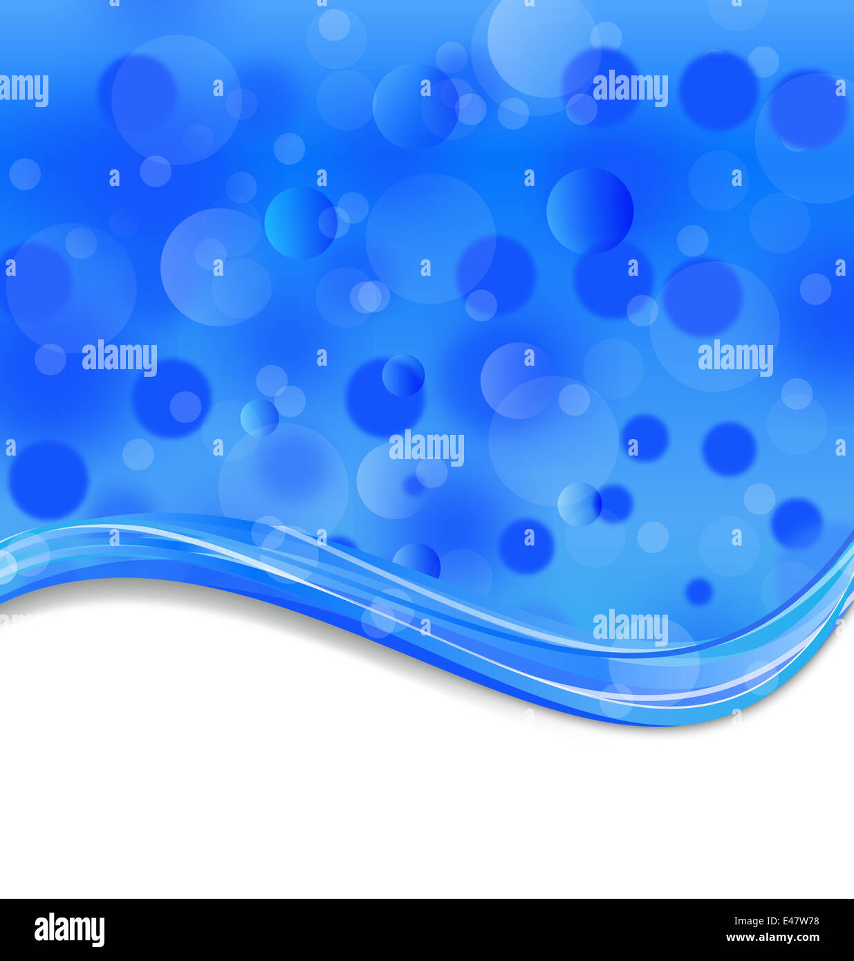 Illustration abstract blue background with light effect - vector Stock ...