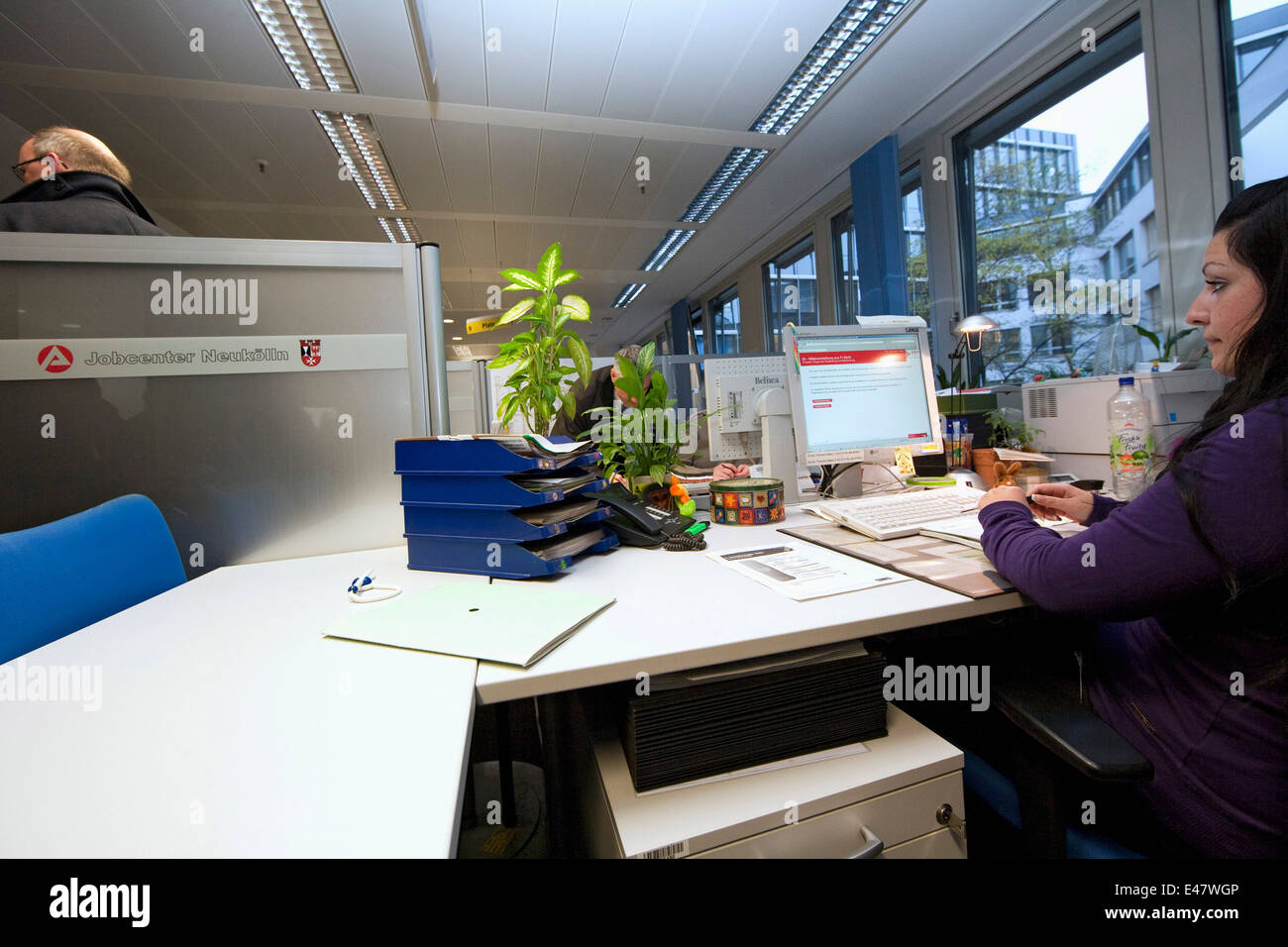 Job Center Neukoelln Stock Photo