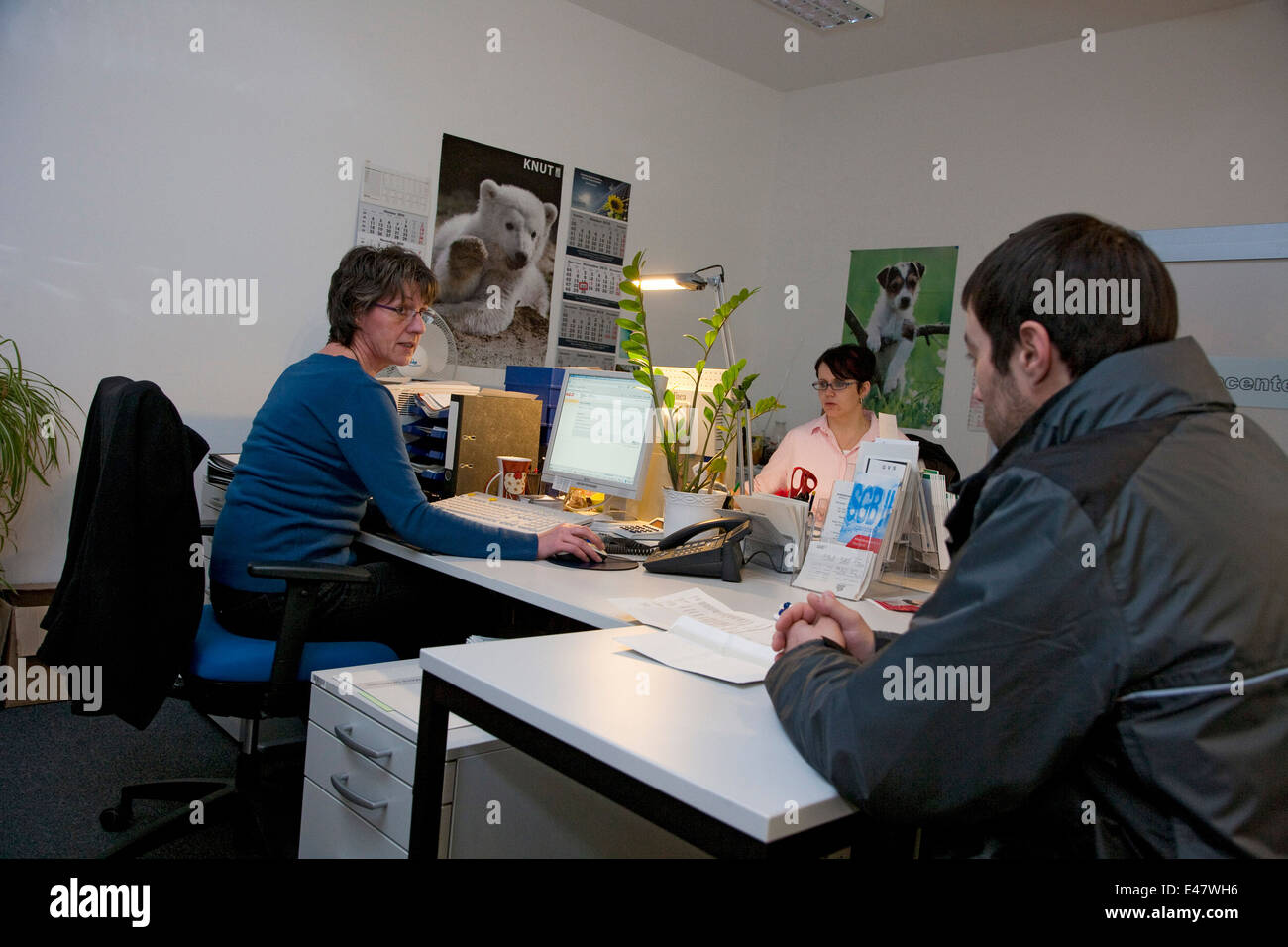 Job Center Neukoelln Stock Photo