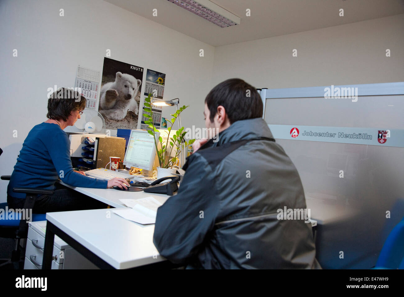 Job Center Neukoelln Stock Photo