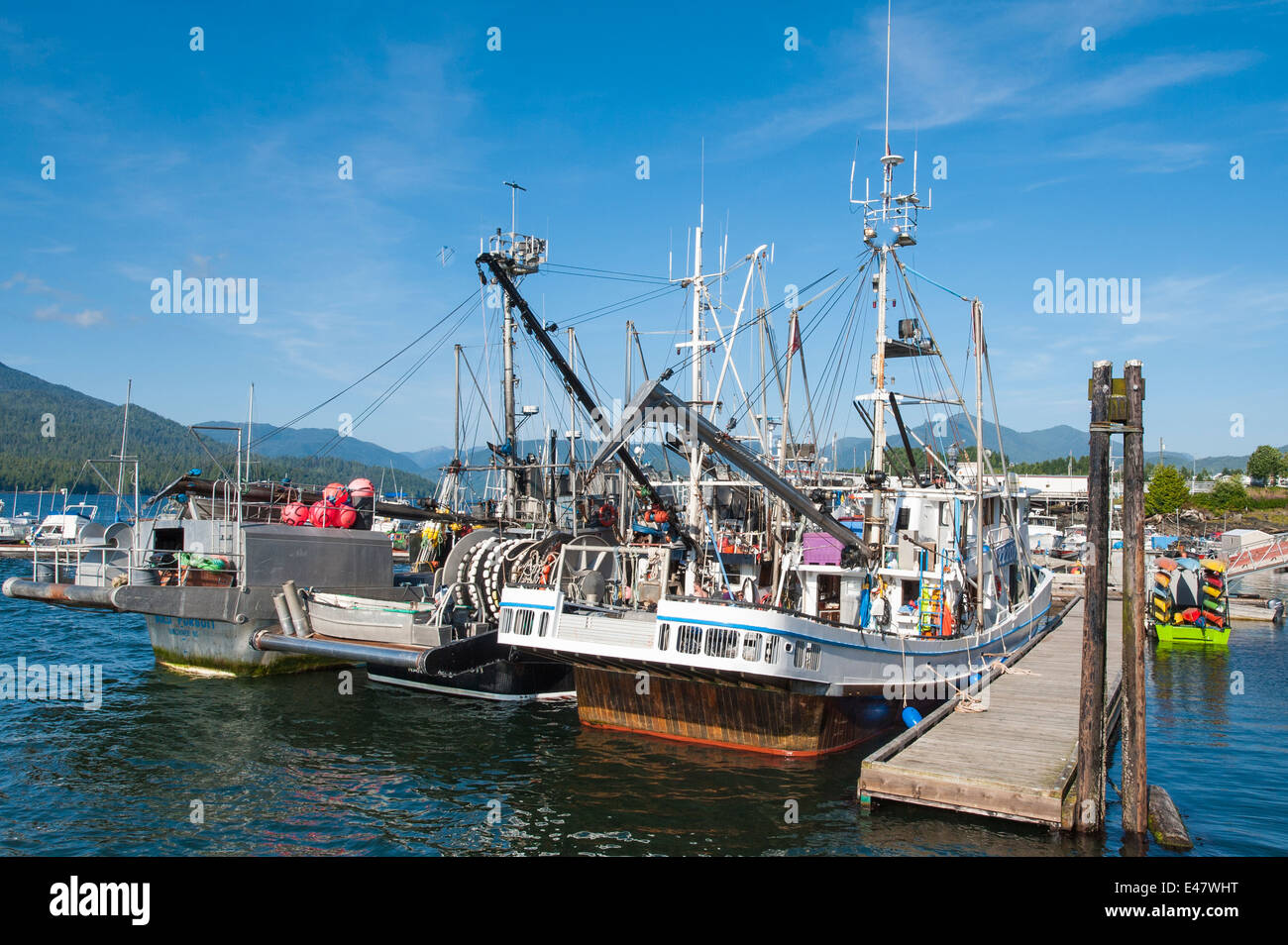 British columbia old fishing boat hi-res stock photography and images -  Alamy