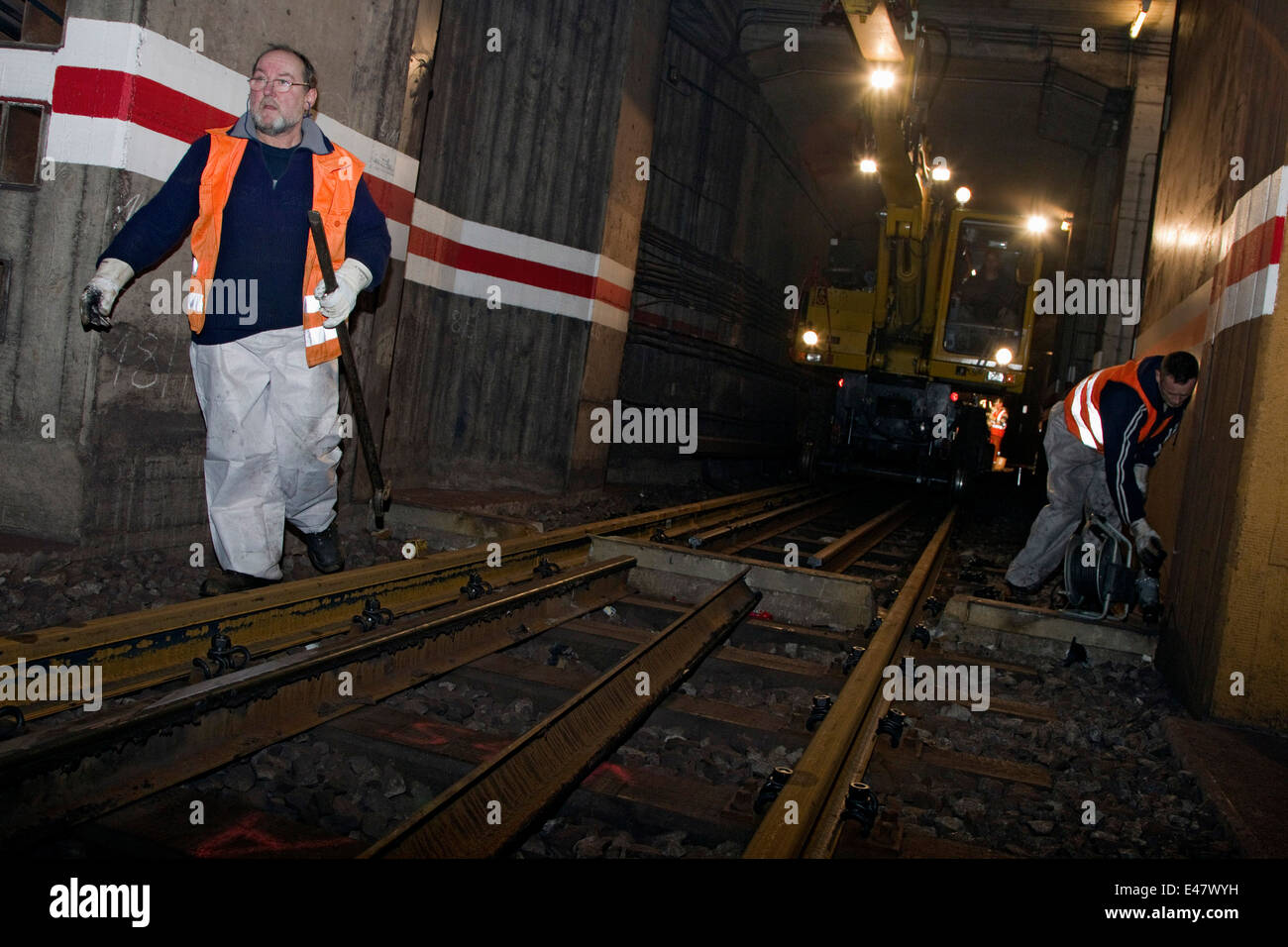 Track maintenance subway hi-res stock photography and images - Alamy
