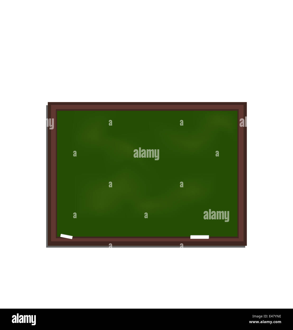 Illustration school green board isolated on white background - vector ...