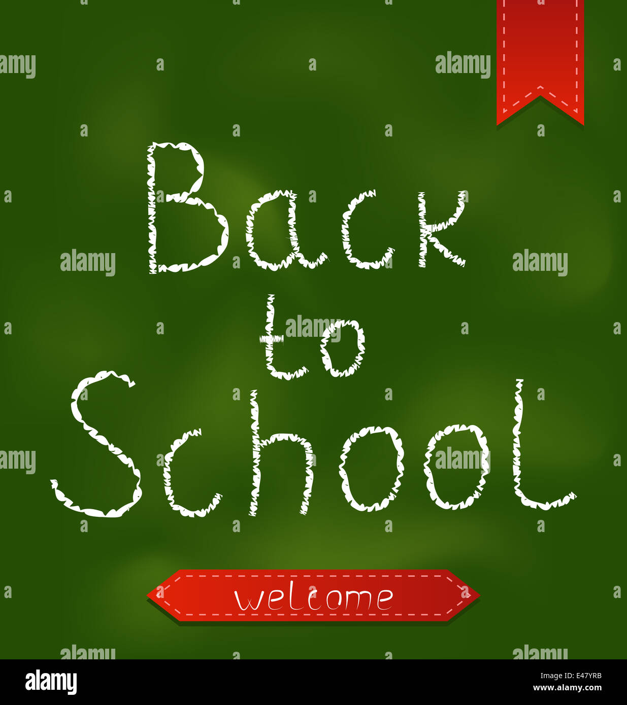 School Ribbon Background Illustration Back to school background with ribbons - vector Stock ...