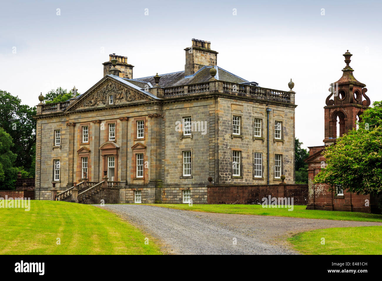 Boswell House near Auchinleck, Ayrshire, Scotland UK. Boswell House