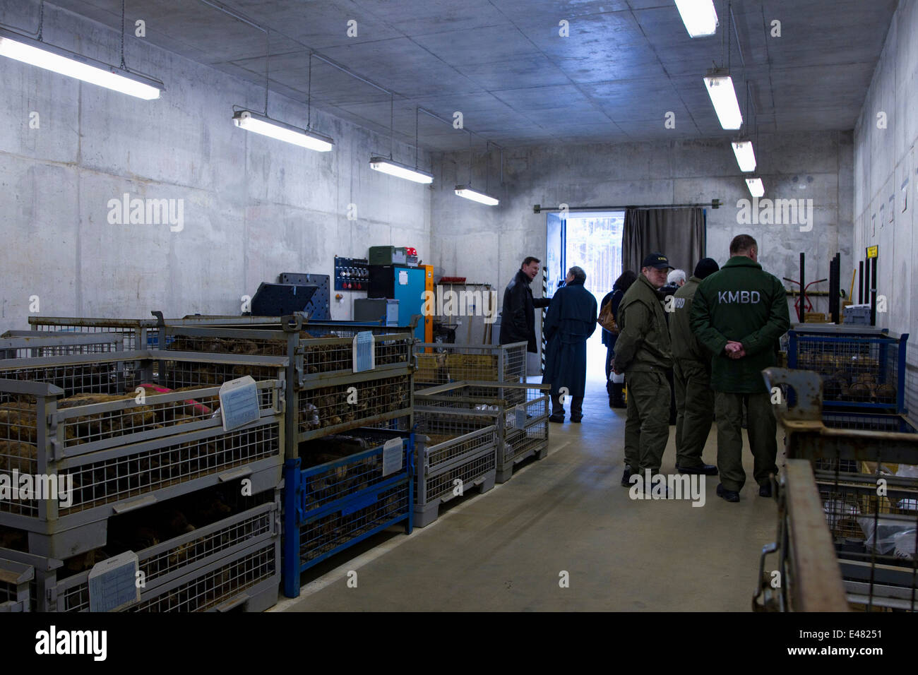 Ammunition bunkers Stock Photo Alamy