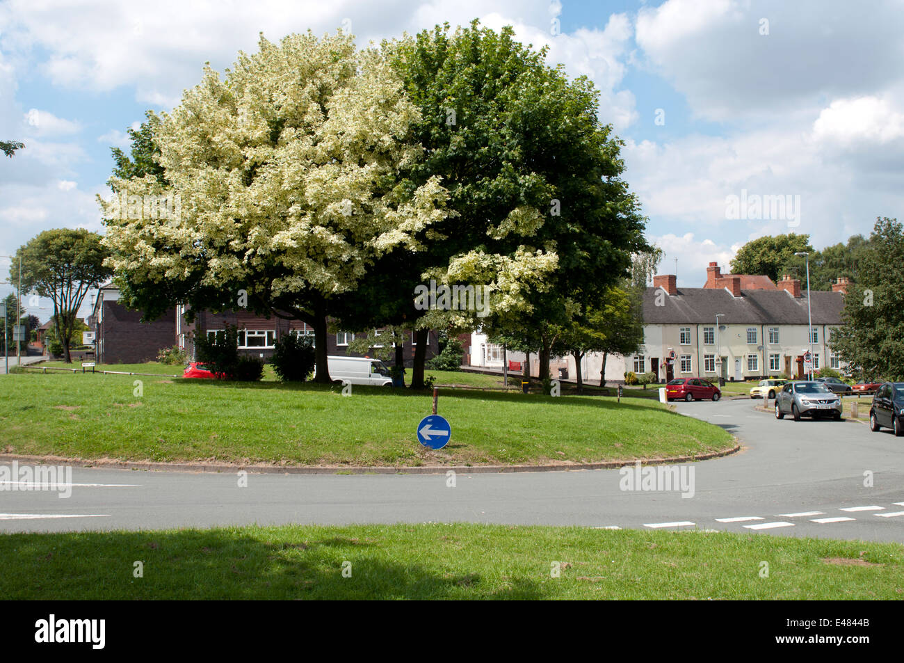 The green by Smithy Road, Wilnecote, Staffordshire, England, UK Stock