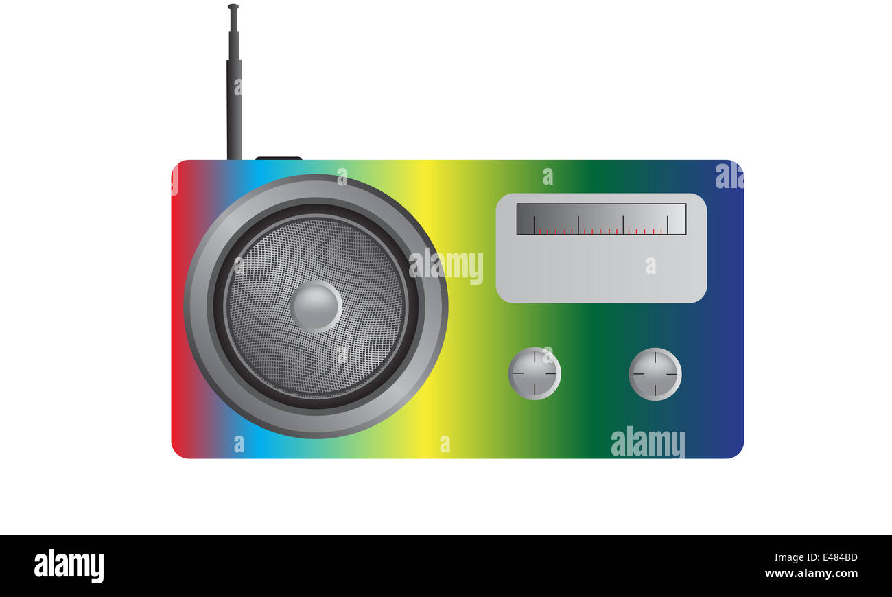 Radio illustration hi-res stock photography and images - Alamy