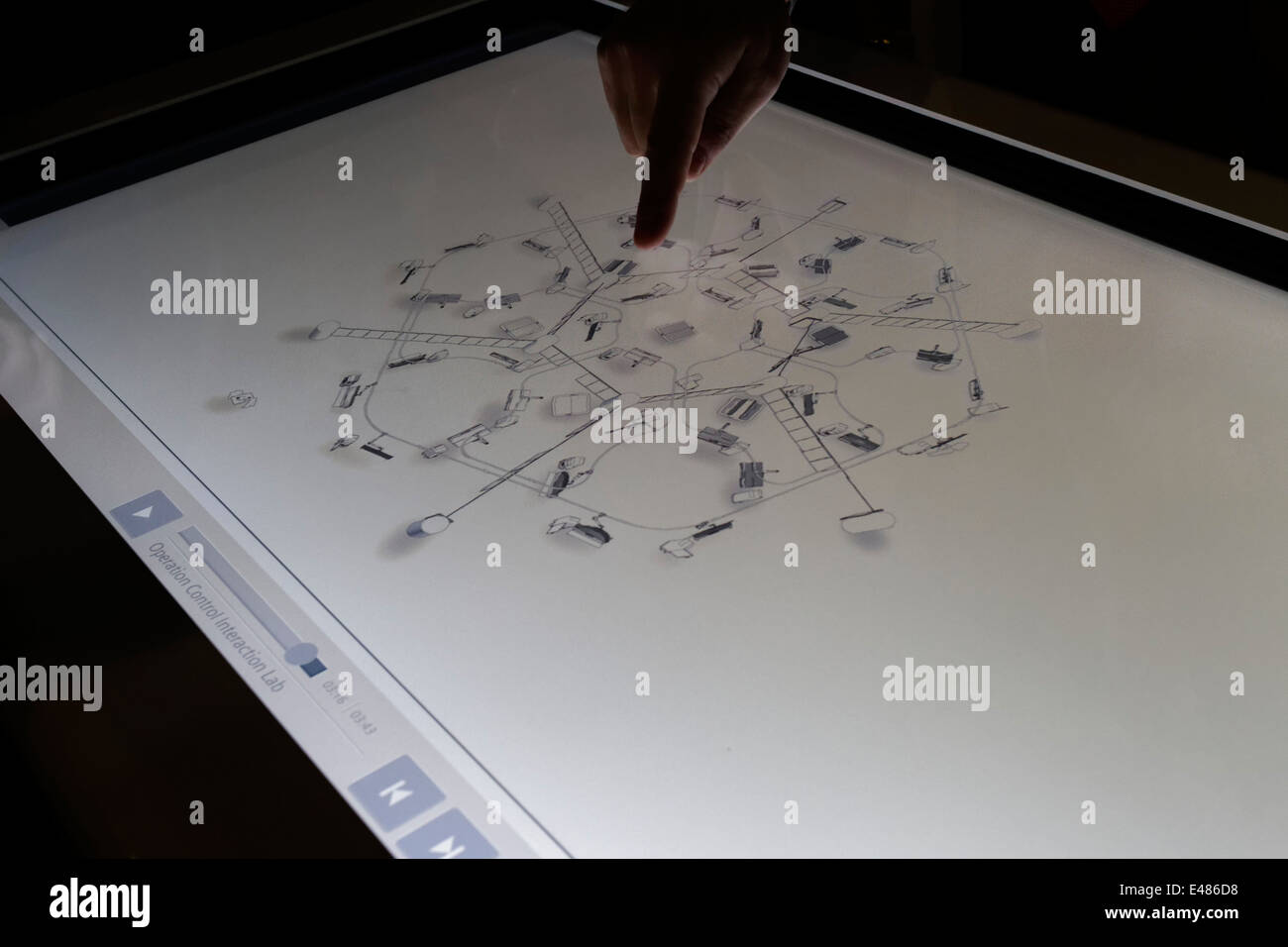 Siemens Desk With Multi Touch Surface Stock Photo 71480788 Alamy
