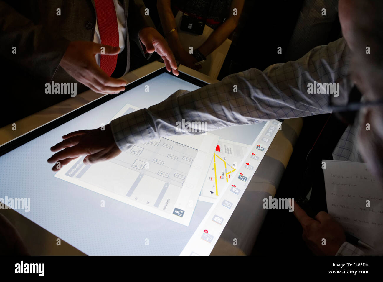 Siemens Desk With Multi Touch Surface Stock Photo 71480790 Alamy