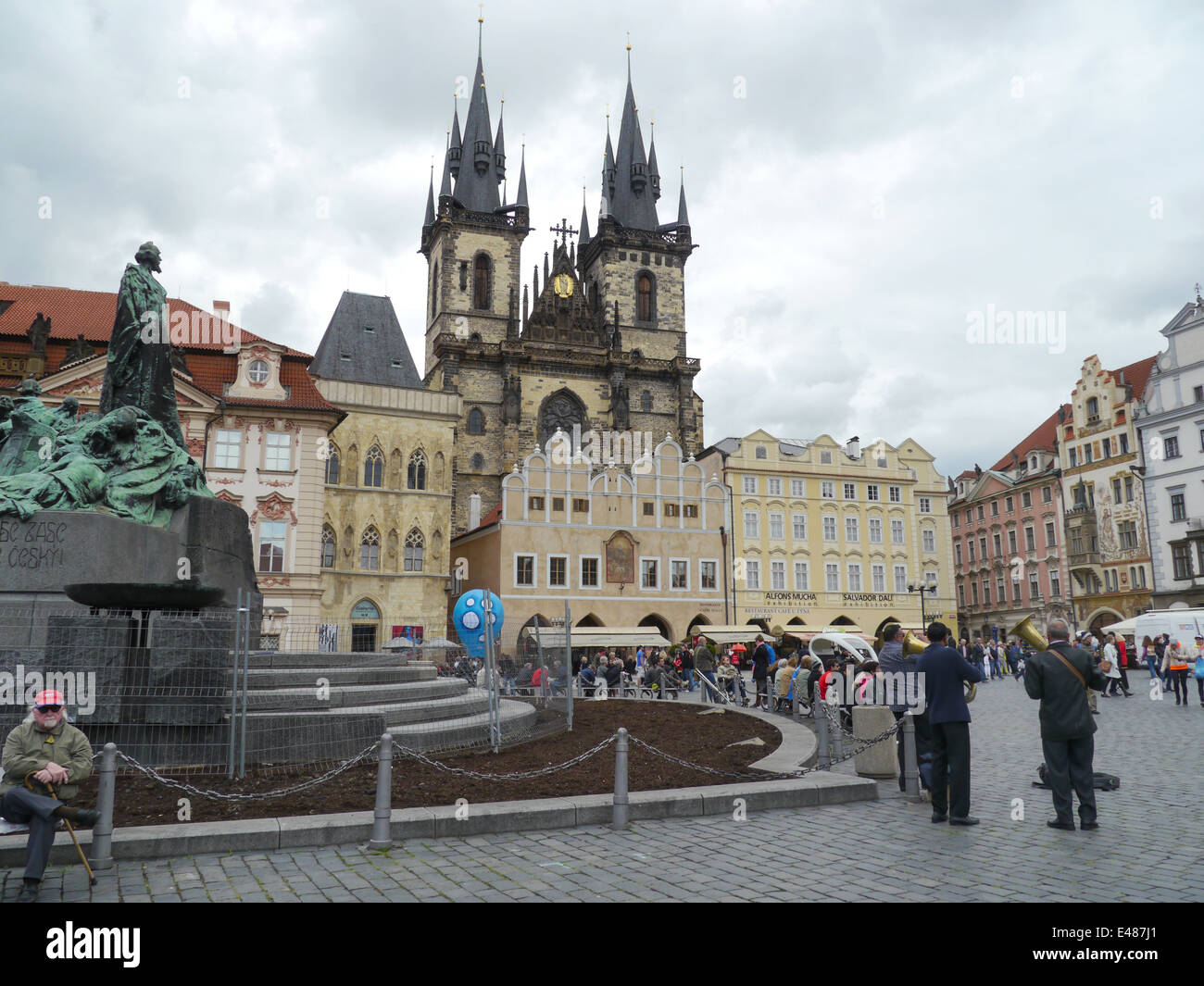 CZECH REPUBLIC - Prague, old town. Old town square. photo by Sean Sprague Stock Photo