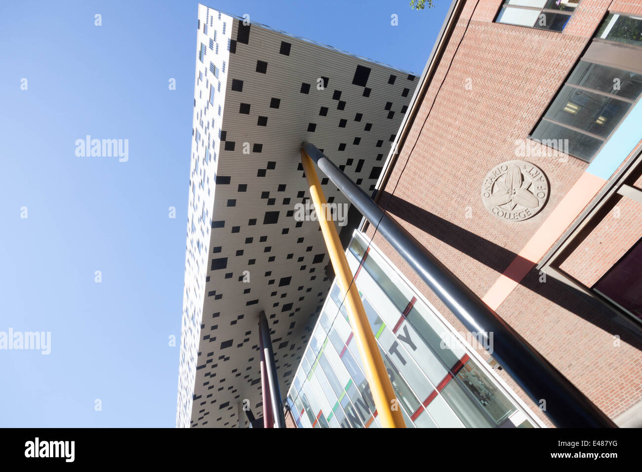 Ontario College of Art and Design, OCAD, Toronto, Ontario Stock Photo