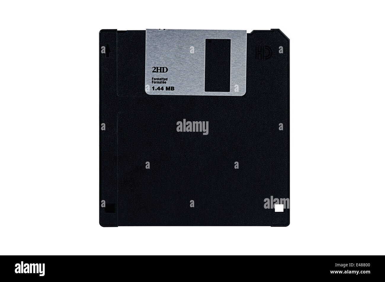Floppy diskette isolated on white background with clipping path Stock