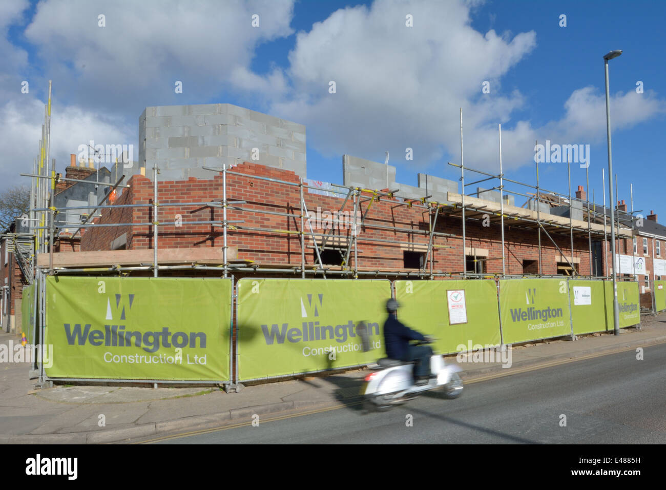 New houses being built in Gorleston, Norfolk Stock Photo Alamy
