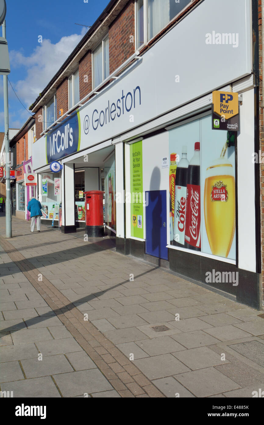 McColls, GorlestononSea, Norfolk, UK Stock Photo Alamy