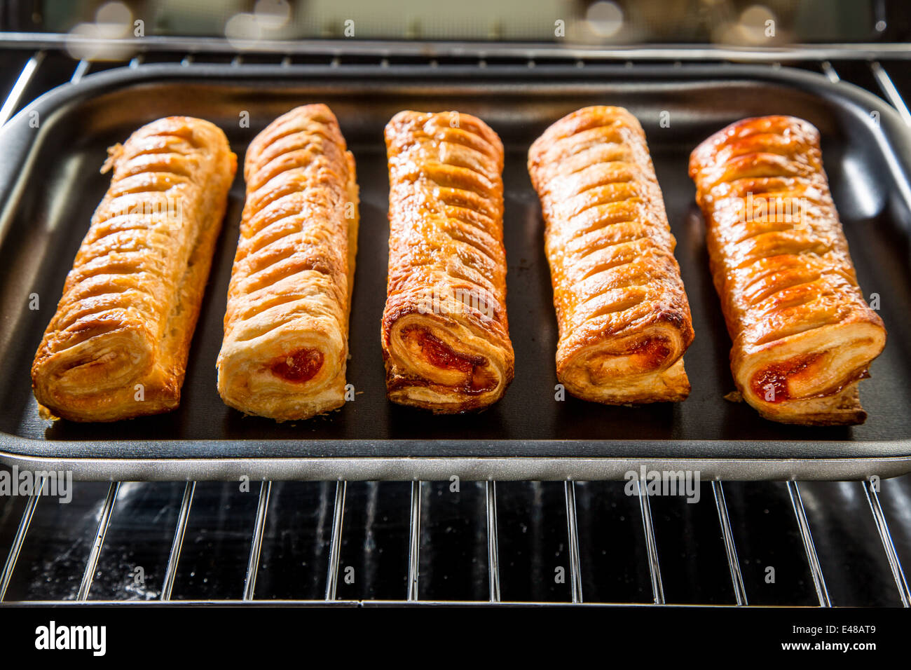 Baking pastry in the oven. Cooking in the oven Stock Photo Alamy