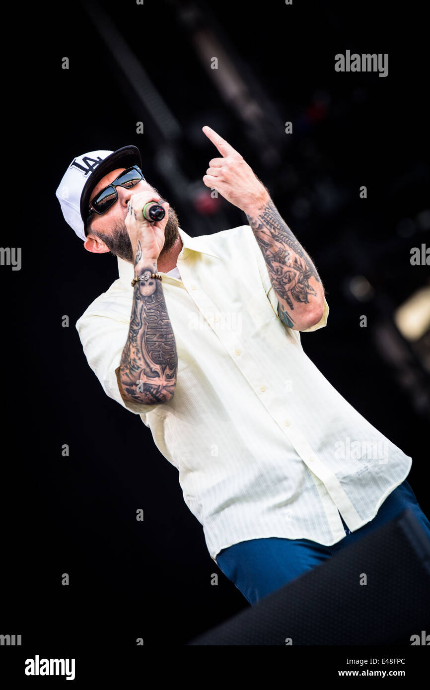 Limp Bizkit perform live at Pinkpop Festival 2014 in Netherlands © Roberto Finizio/Alamy Live News Stock Photo
