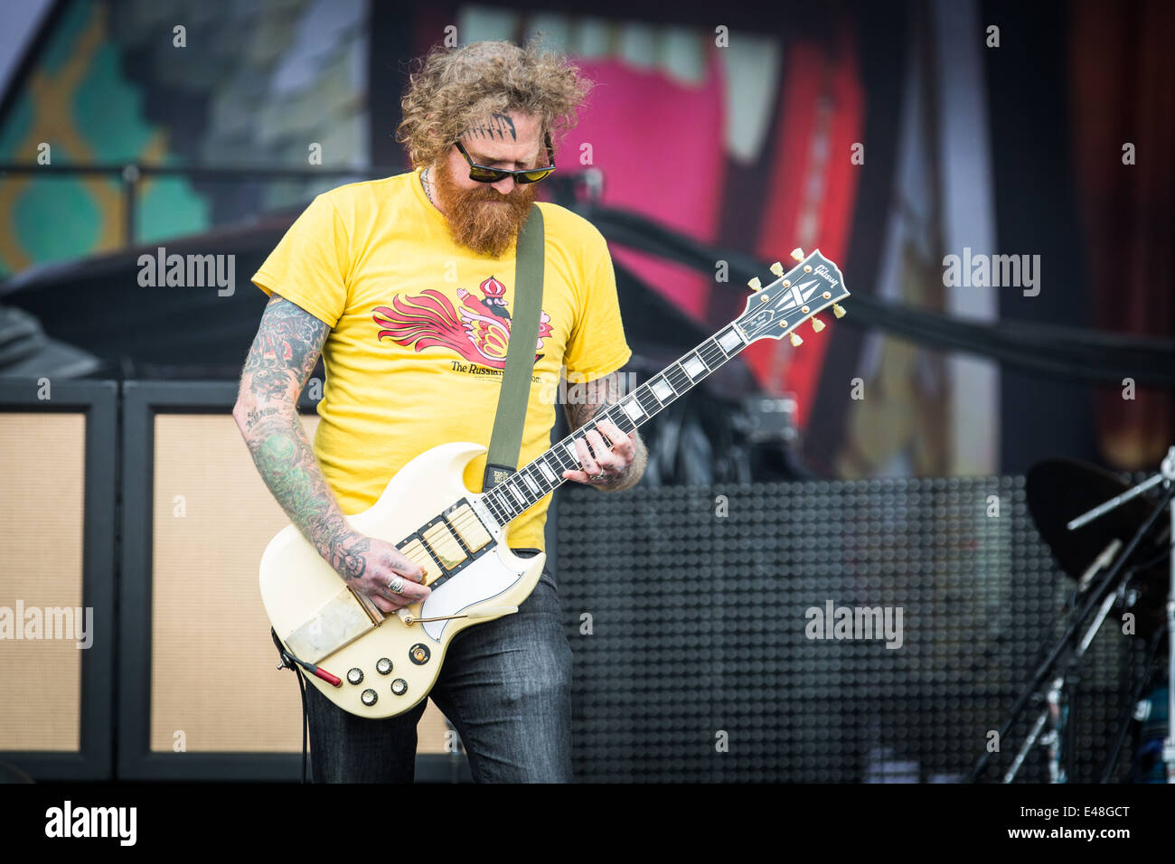 Mastodon live at Pinkpop Festival 2014 in Netherlands © Roberto Finizio/Alamy Live News Stock Photo