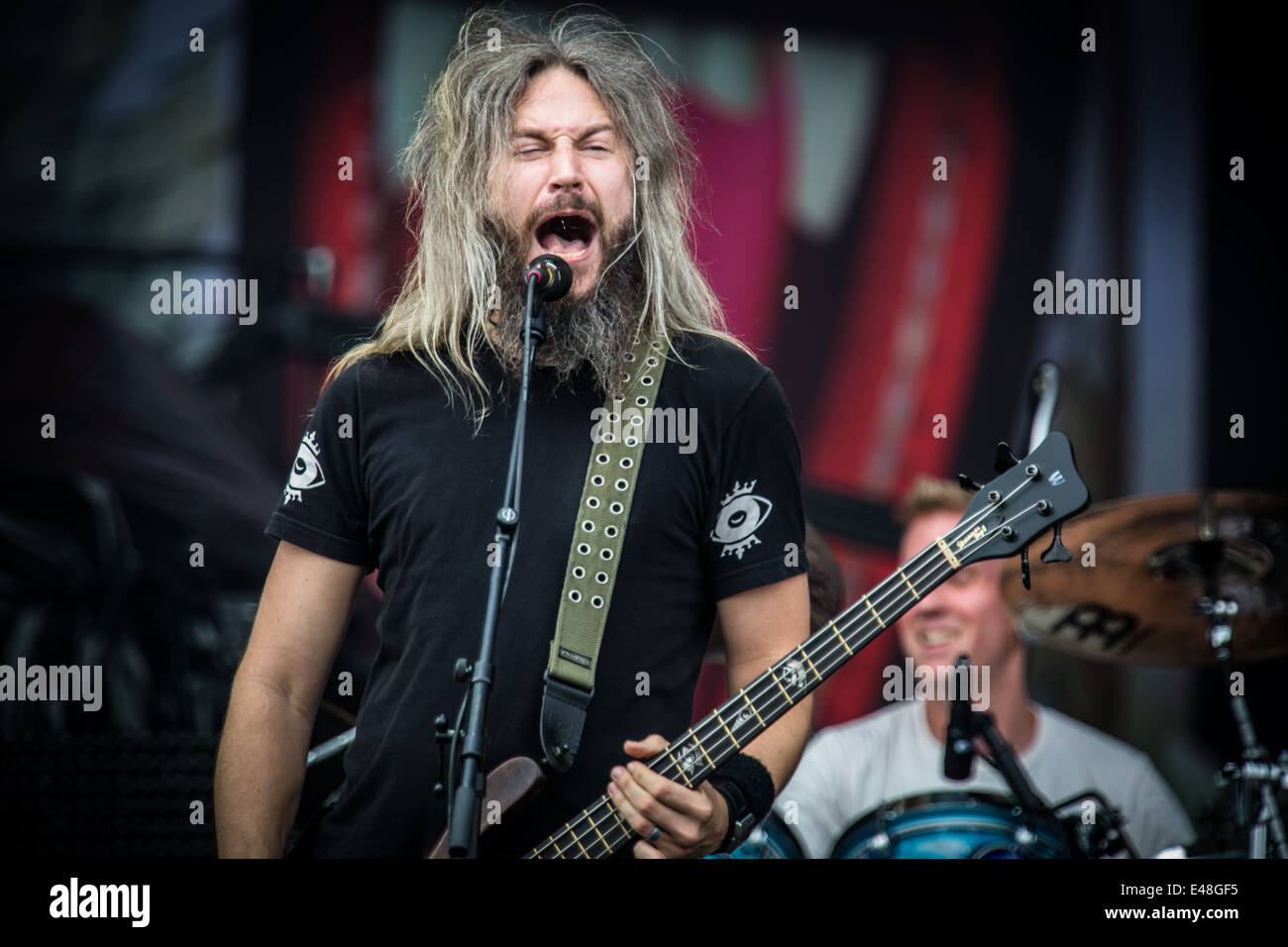 Mastodon live at Pinkpop Festival 2014 in Netherlands © Roberto Finizio/Alamy Live News Stock Photo