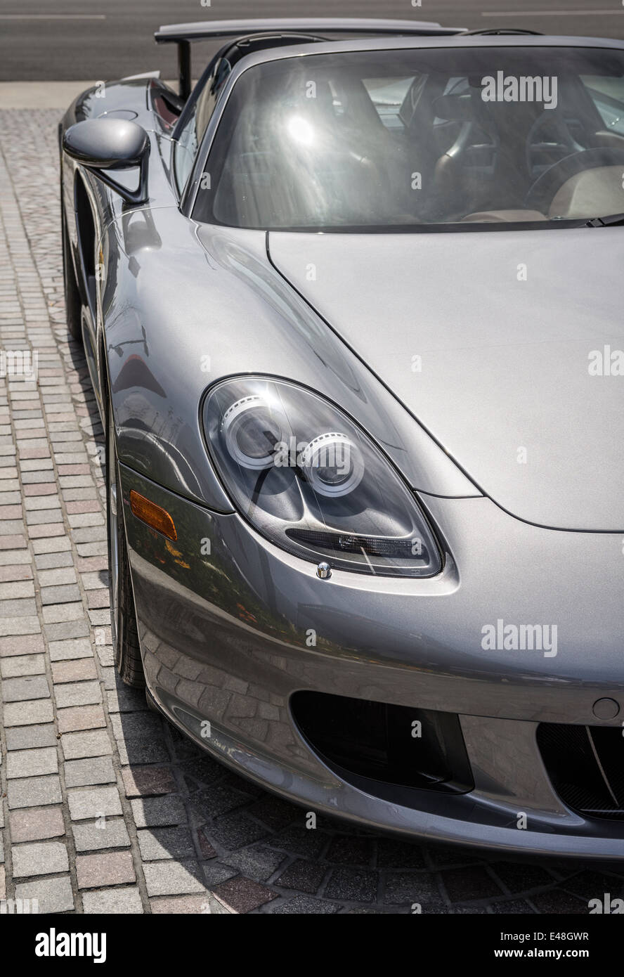 The exotic and beautiful Porsche Carrera GT supercar. Stock Photo