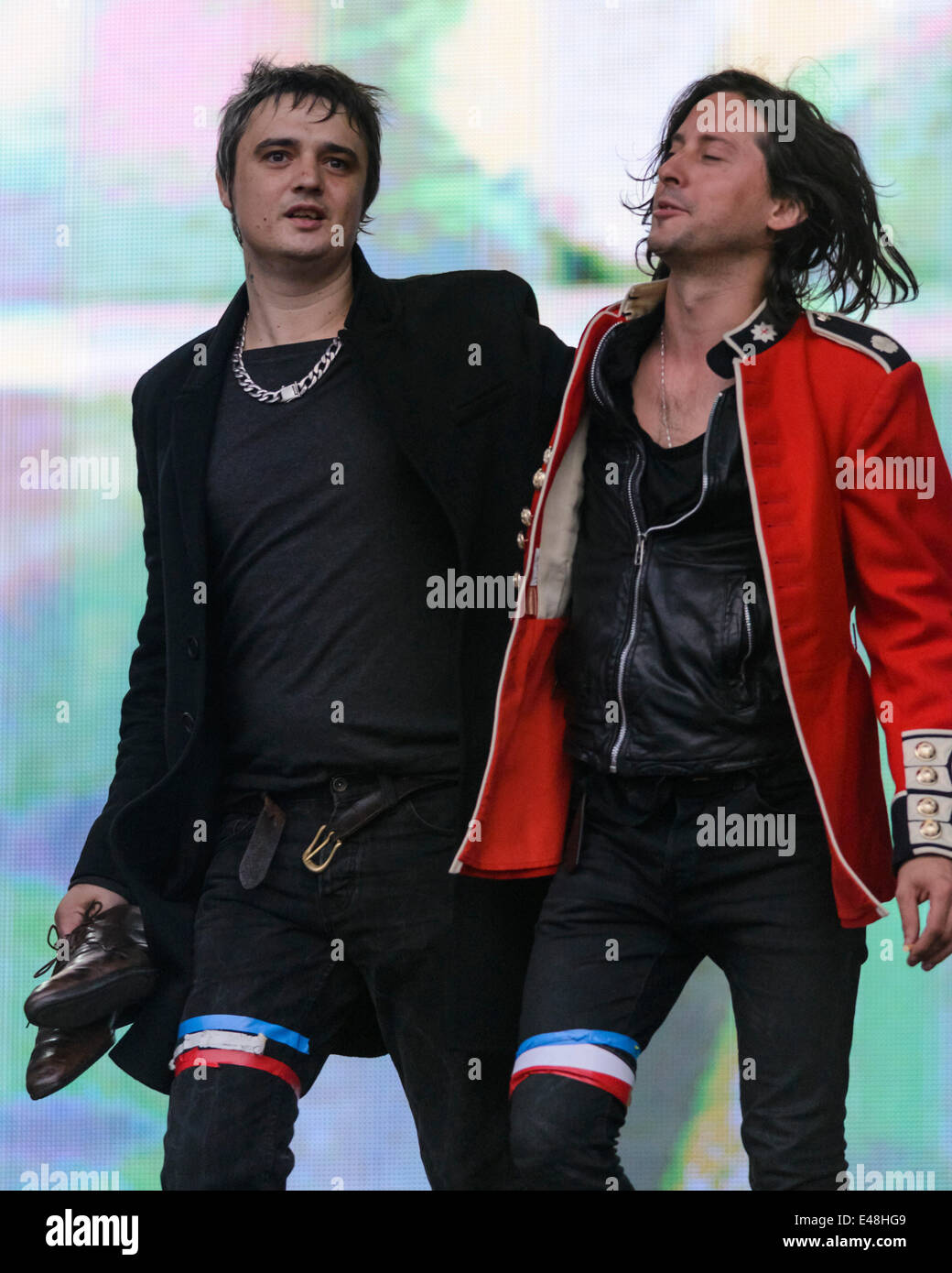 London, UK, 05/07/2014 : The Libertines play British Summertime