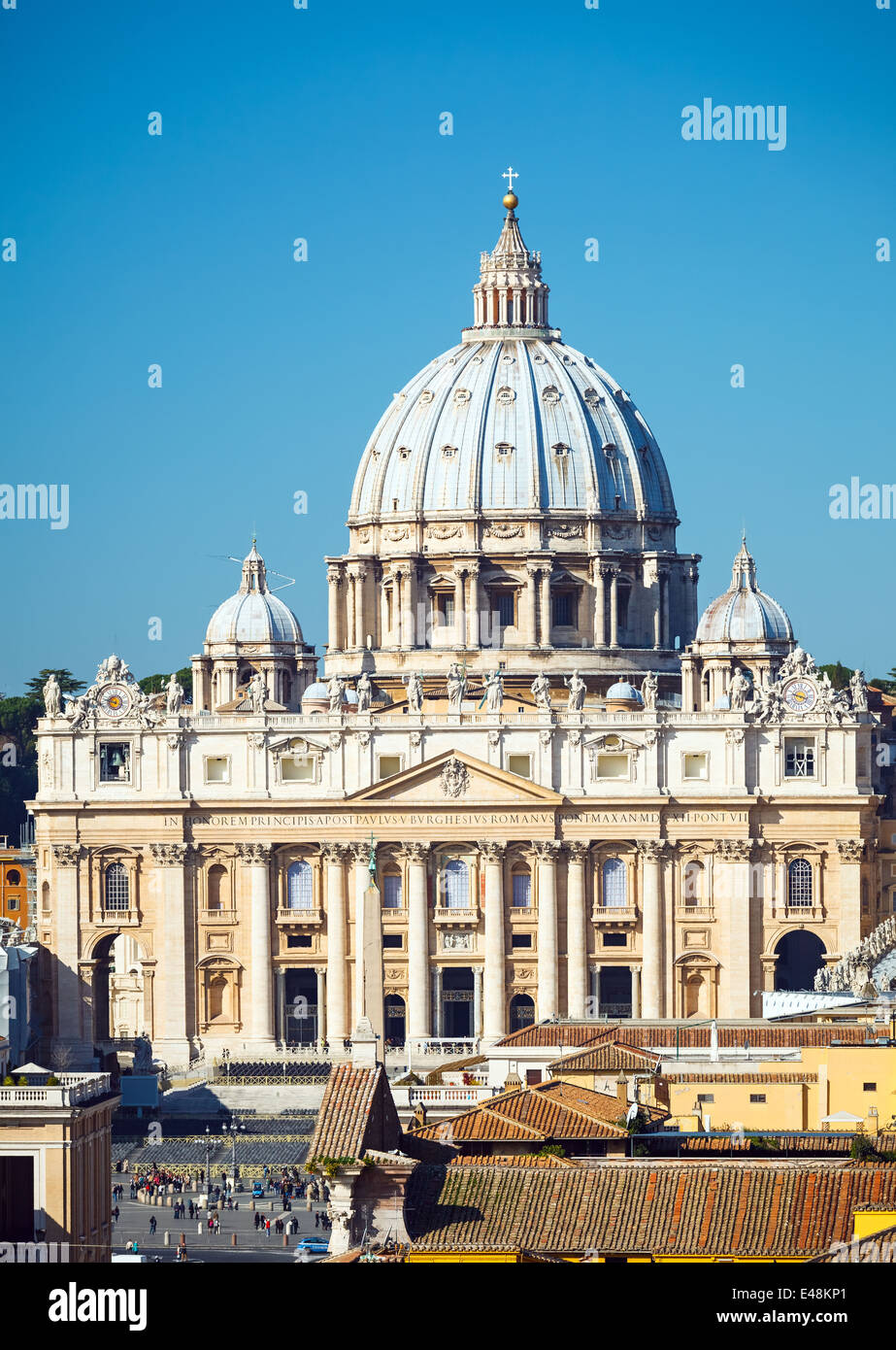 St. Peter's cathedral, Rome Stock Photo