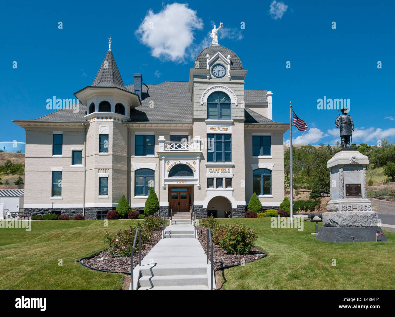 Washington, The Palouse, Pomeroy, Garfield County Courthouse, built 1901 Stock Photo Alamy