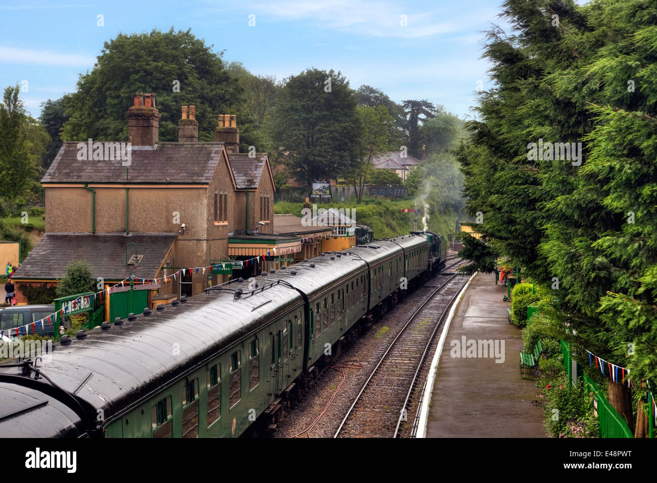 New Alresford, Watercress Line, Hampshire, England, United Kingdom Stock Photo