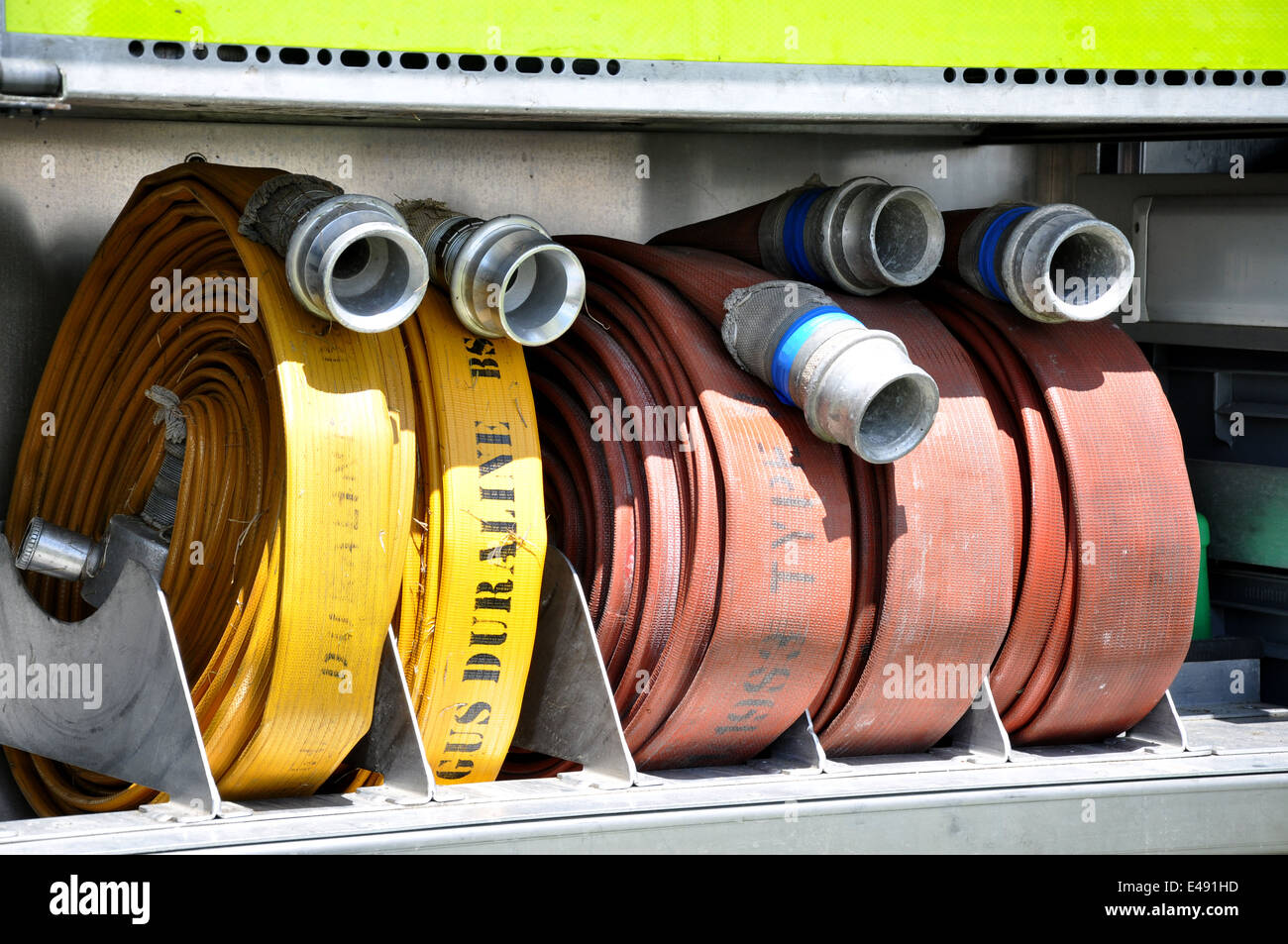 Fire hoses hires stock photography and images Alamy