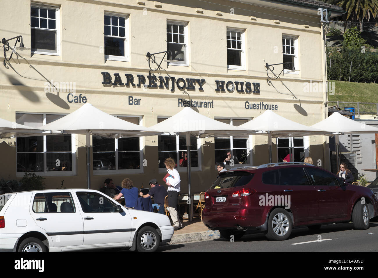 Barrenjoey house, restaurant and guest house at Palm Beach on Sydney northern beaches,new south wales,Australia Stock Photo