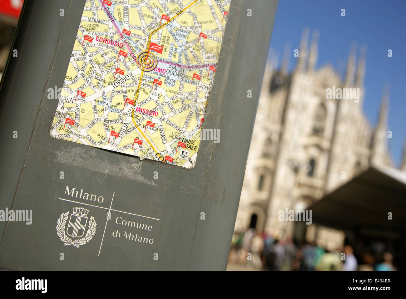 Milan Centre Map