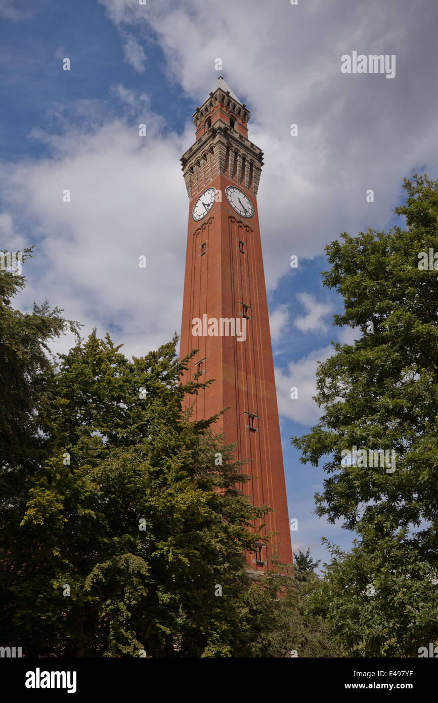 Joseph Chamberlain Memorial Clock Tower (affectionately known as 'Old Joe'), a grand campanile based on one in Sienna Italy Stock Photo