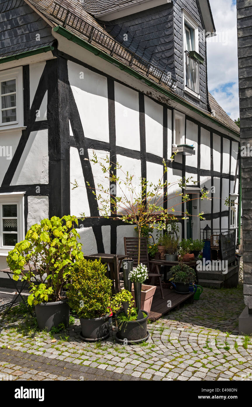 Freudenberg, house in the old town, NRW Germany Stock Photo