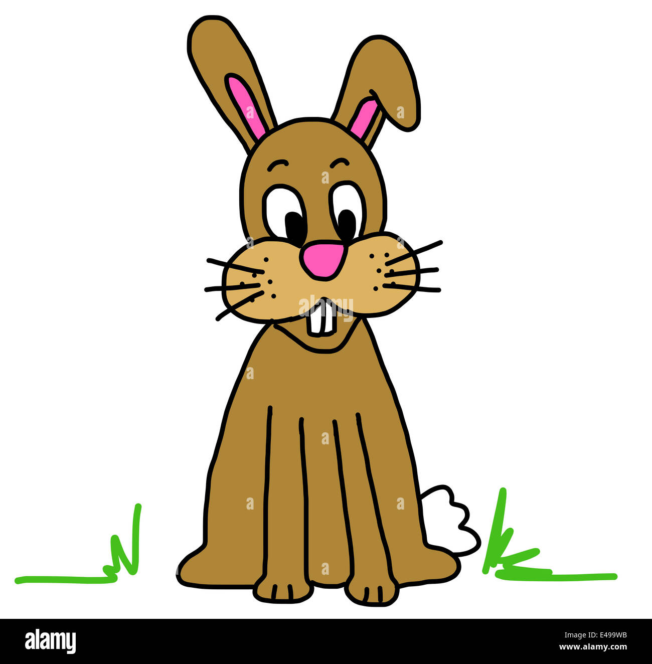 Illustration of a rabbit Stock Photo