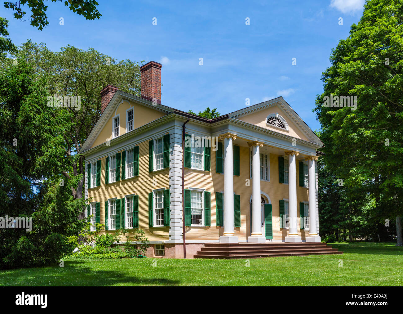 Historic Florence Griswold House in Old Lyme, Connecticut, USA Stock Photo