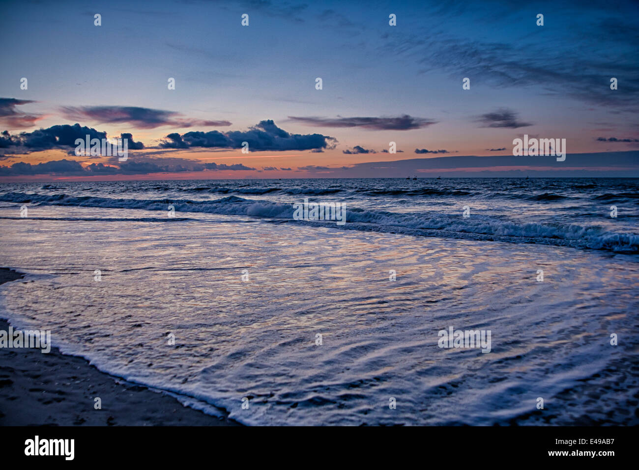 Sunrise at Myrtle Beach, South Carolina Stock Photo