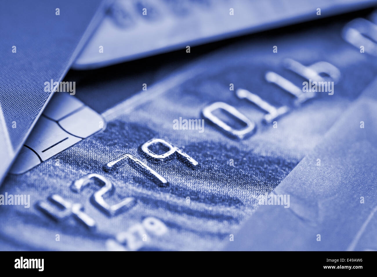 Stack of credit cards Stock Photo Alamy