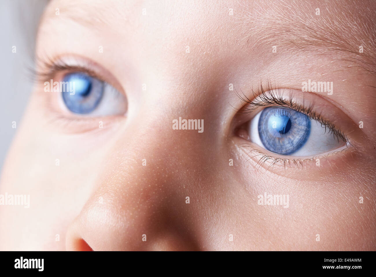 Closeup Portrait Of A Child Stock Photo - Download Image Now - Eye