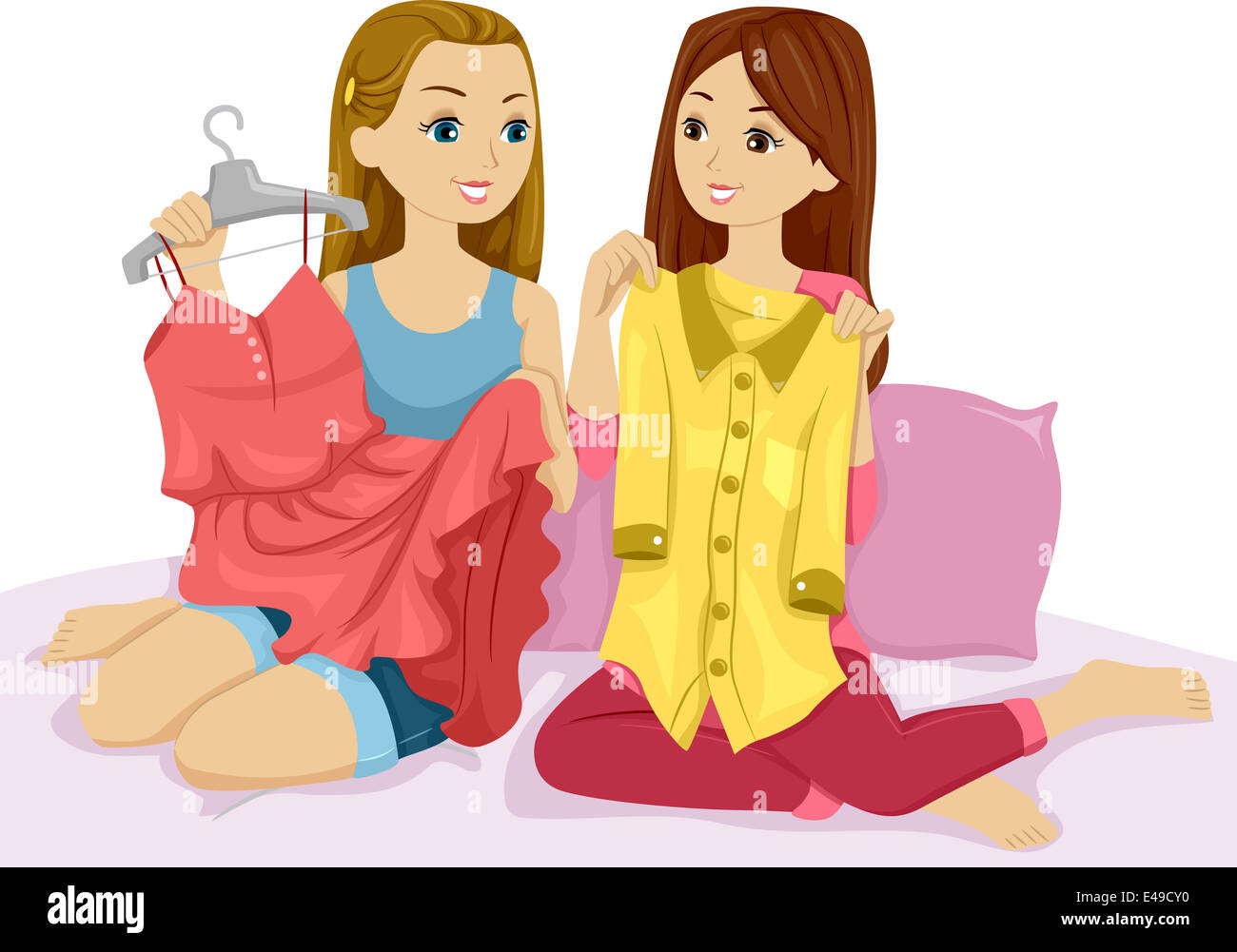 Women swapping clothes hires stock photography and images Alamy