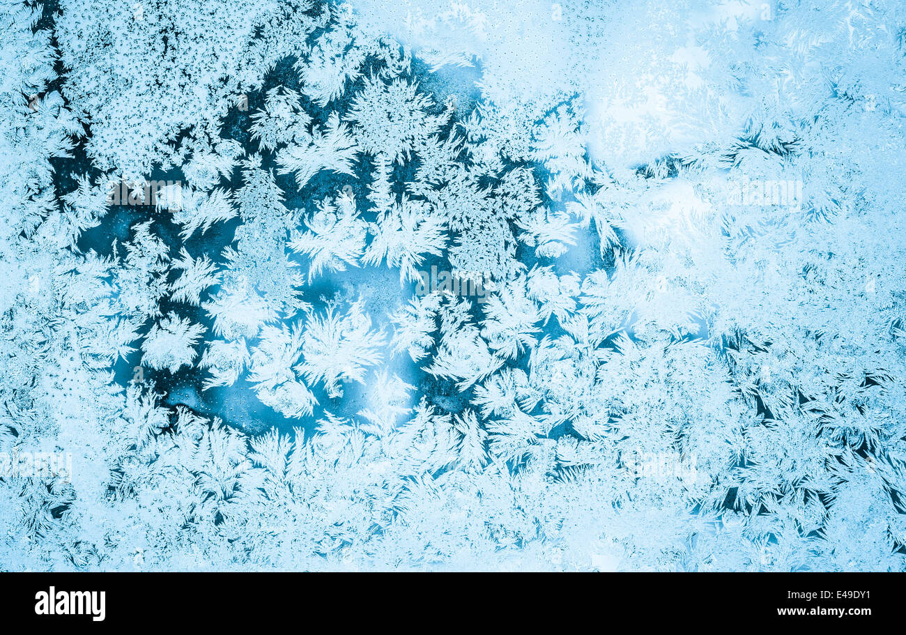 Ice background, natural blue frosty pattern Stock Photo - Alamy