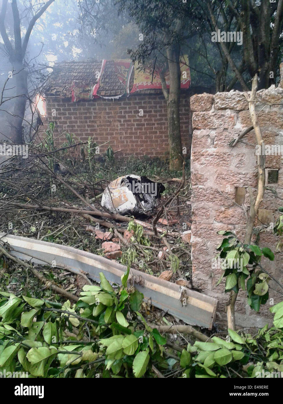 Hanoi. 7th July, 2014. Photo taken on July 7, 2014, shows the