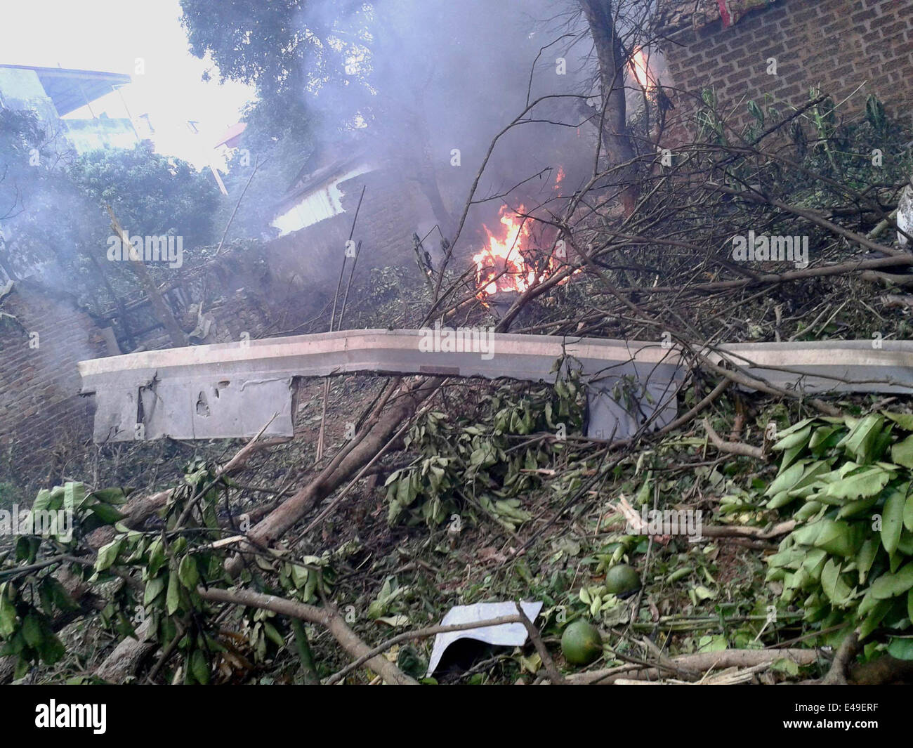 Hanoi. 7th July, 2014. Photo taken on July 7, 2014, shows the