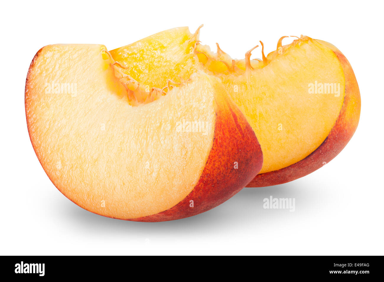 slice apricots isolated on white background. Clipping Path Stock Photo ...